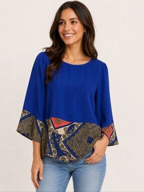 ❤ TRINITY FLOWY TOP / SHIRT /BLOUSE, SMALL